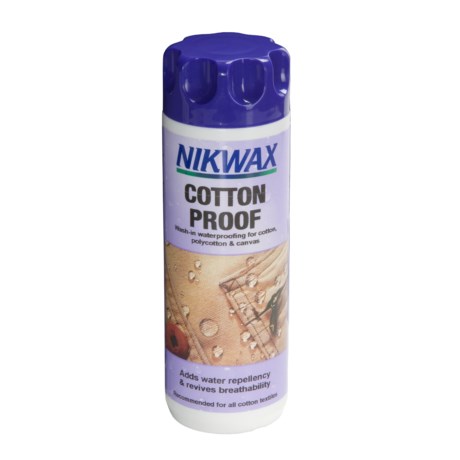 11%OFF ハイキングやキャンプアクセサリー Nikwaxウォッシュインコットン証明防水 - 10 FL。オンス Nikwax Wash-In Cotton Proof Waterproofing - 10 fl. oz.